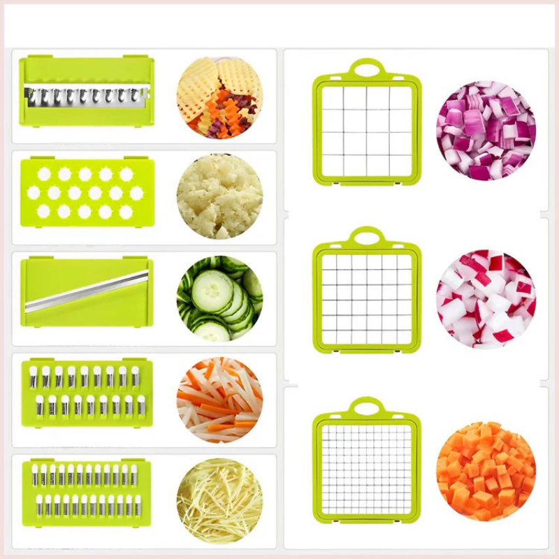 SpeedSlice – Kompakter Gemüsehobel mit Mehrklingensystem für schnelle und präzise Schnitte