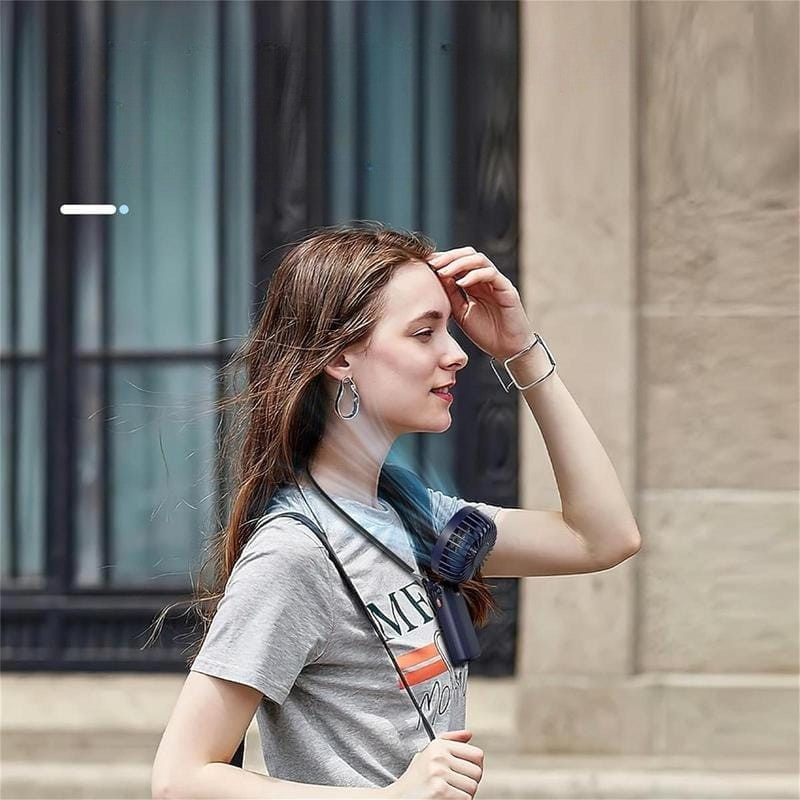 AirFlexi – Faltbarer Mini Ventilator mit Display und Telefonständer