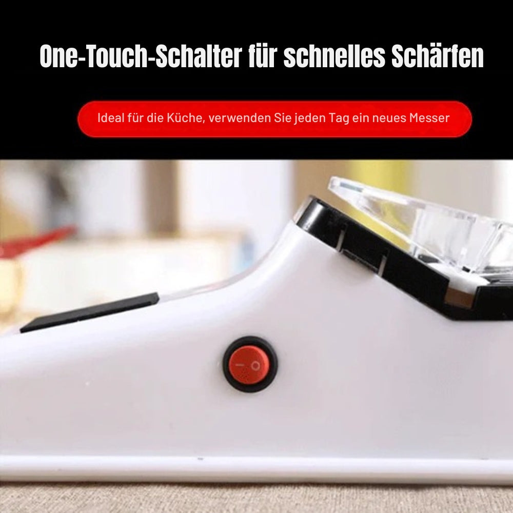 BladeBoost – Elektrischer Messerschärfer mit 3-Stufen-System für präzises Schärfen