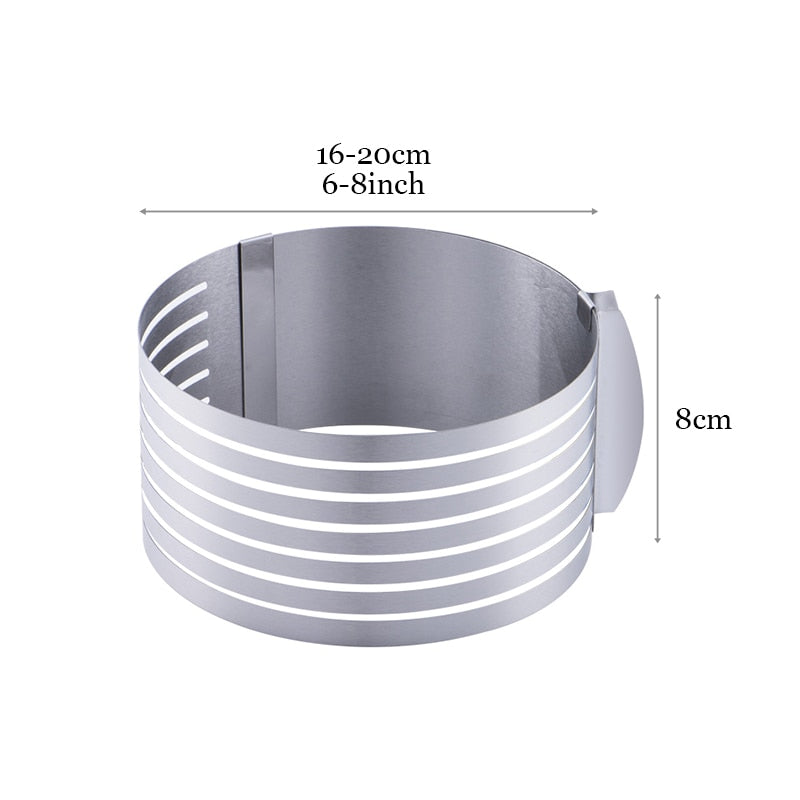 PerfectLayers – Verstellbarer Kuchenschneider aus Edelstahl für gleichmäßige Schichten