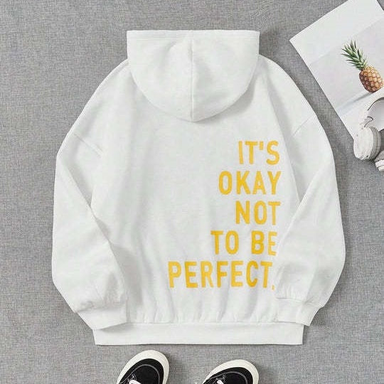 Mode – Langärmeliger Hoodie für stilvollen Tragekomfort im Alltag