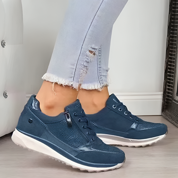 Yulia – Damen-Sneaker mit Reißverschluss für Komfort und Halt