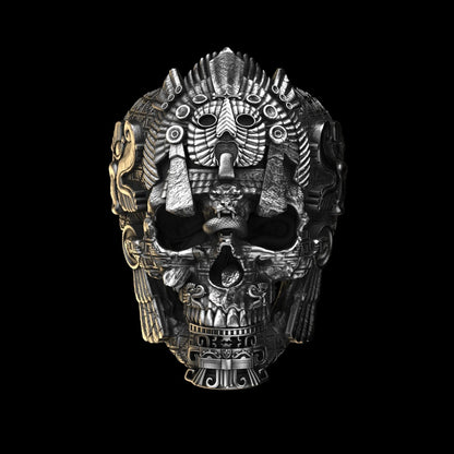 GrimSkull – Handgefertigter Sterlingsilberring für einen markanten Stil