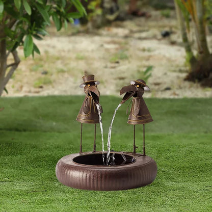 SerenFlow – Wasserbrunnen mit Tiermotiv für Außenbereiche
