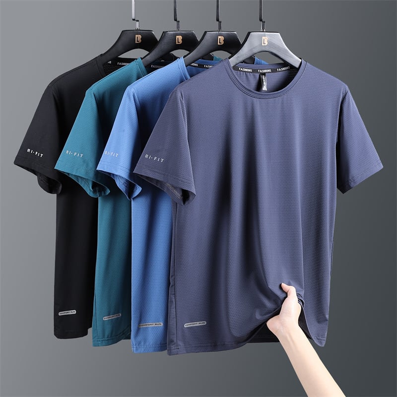 Benjamin – Seiden-T-Shirt mit Rundhalsausschnitt und weichem Stoff