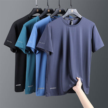 Benjamin – Seiden-T-Shirt mit Rundhalsausschnitt und weichem Stoff
