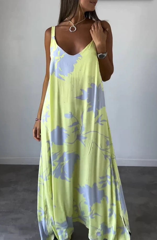 Juliet – Luftiges Blumen-Maxikleid im Boho-Sommer-Style
