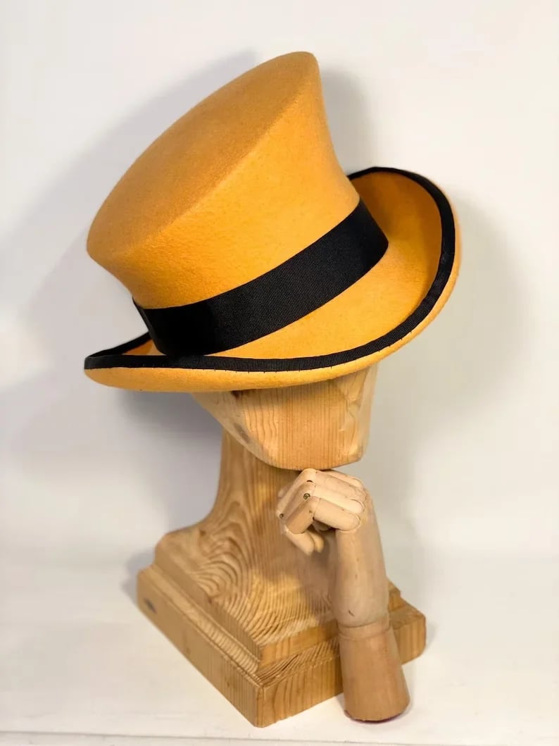 TwistHat – Handmade asymmetric wool top hat with stylish flair