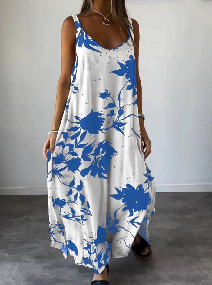 Juliet – Luftiges Blumen-Maxikleid im Boho-Sommer-Style