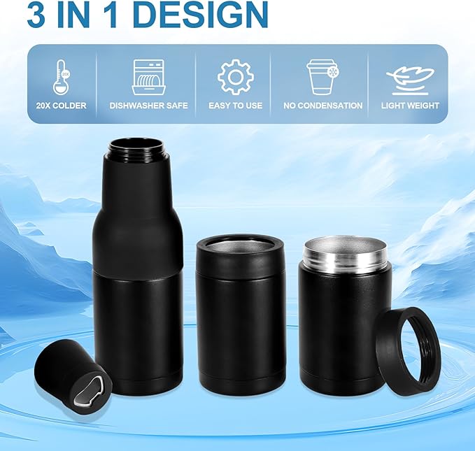 ChillMate – Isolierter Bierhalter mit integriertem Flaschenöffner