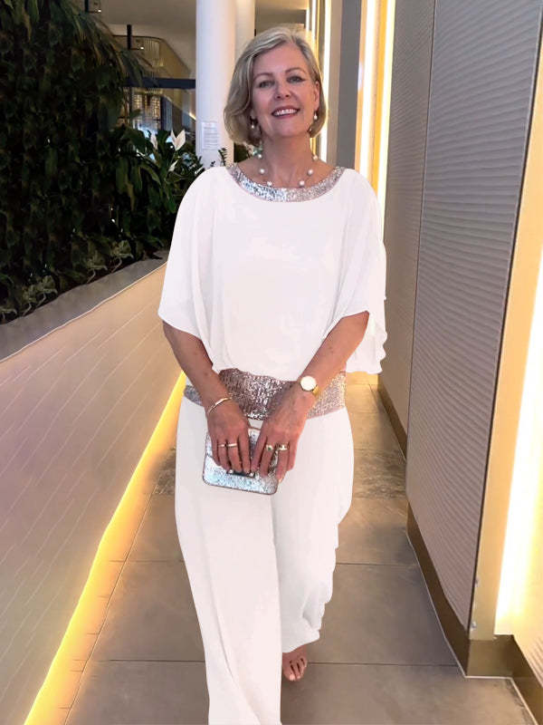 Manuela – Pailletten-Zweiteiler für ein elegantes Party-Outfit