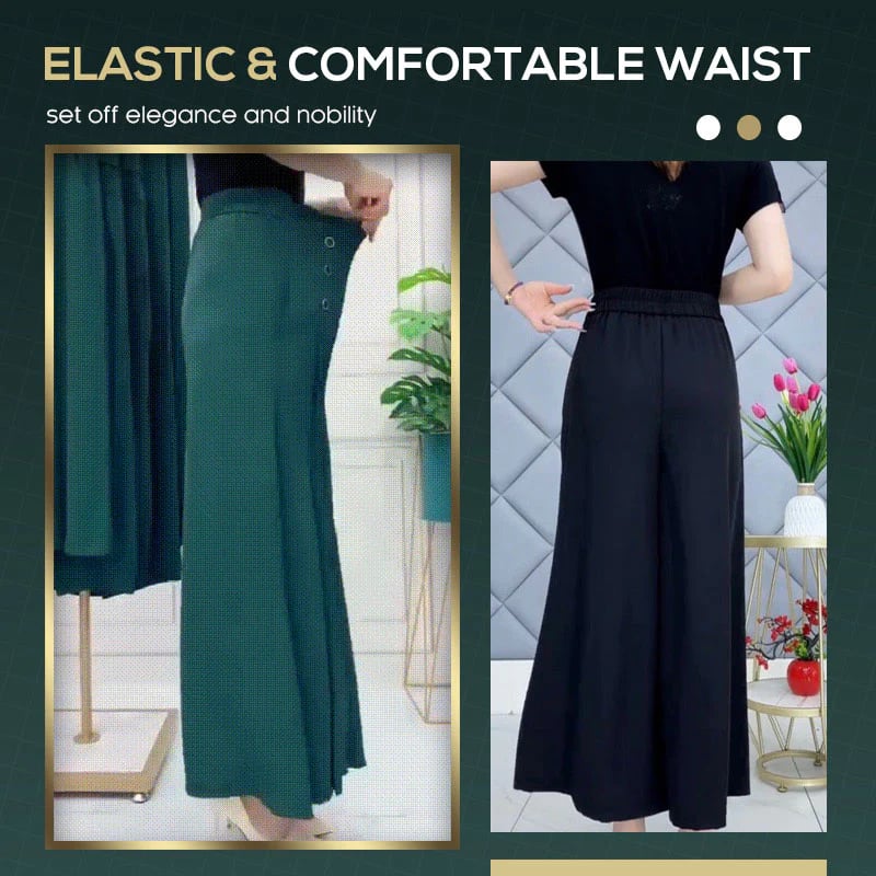 Camille – Weite Bundfaltenhose mit lockerer Sommerpassform