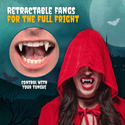 GhoulFangs – Einziehbare Vampirzähne für Halloween-Cosplay