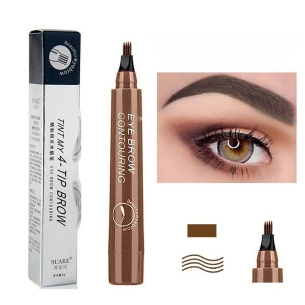 LuxeBrow - Wasserfester Augenbrauenstift für perfekt geformte Brauen