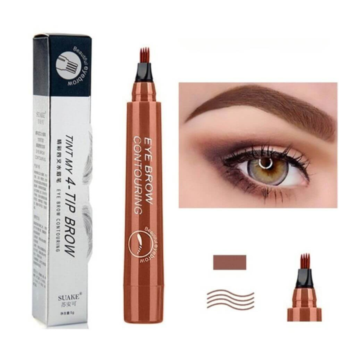 LuxeBrow - Wasserfester Augenbrauenstift für perfekt geformte Brauen