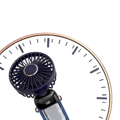 AirFlexi – Faltbarer Mini Ventilator mit Display und Telefonständer