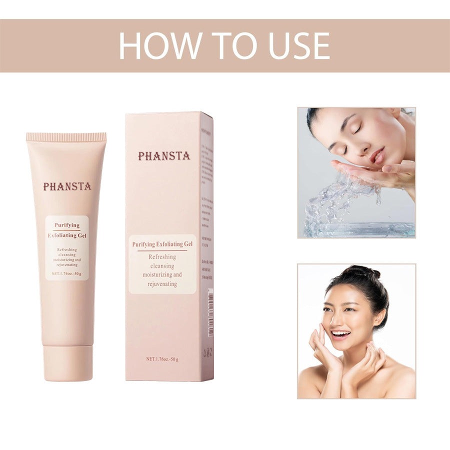 GlowEase – Peeling Gel für Gesicht und Körper für geschmeidige Haut