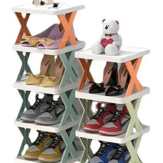 RackGenius - Platzsparender, mehrschichtiger Schuh-Organizer für ordentliche und stilvolle Aufbewahrung