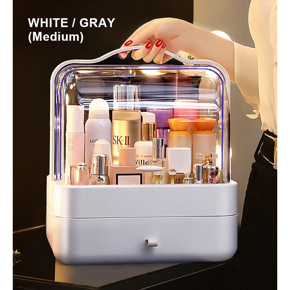 ClearCharm – Make-up-Organizer mit großem Fassungsvermögen und transparentem Deckel