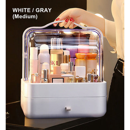 ClearCharm – Make-up-Organizer mit großem Fassungsvermögen und transparentem Deckel