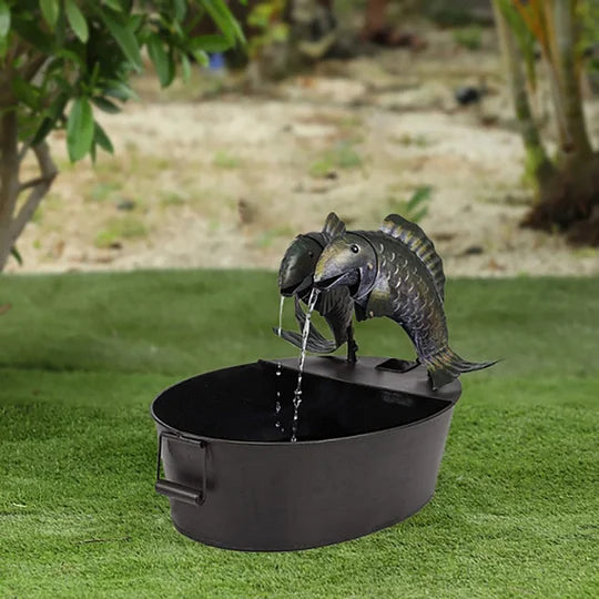 SerenFlow – Wasserbrunnen mit Tiermotiv für Außenbereiche