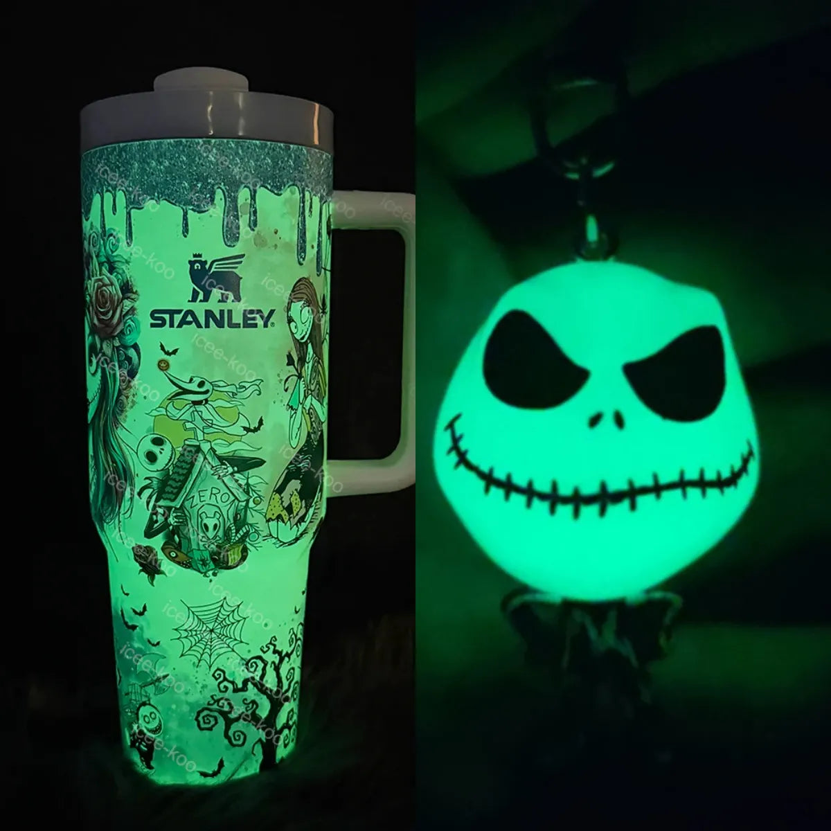 FestiveSip – Leuchtender Isolierbecher mit magischem Tag-Nacht-Design