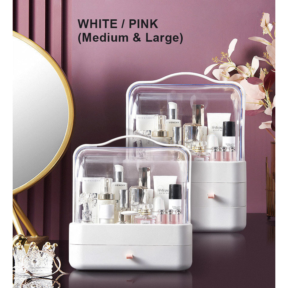 ClearCharm – Make-up-Organizer mit großem Fassungsvermögen und transparentem Deckel