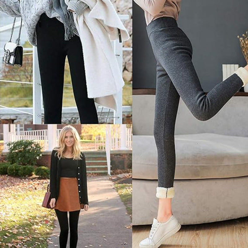 Ayla – Doppellagige, warme Leggings für stilvollen Winterkomfort