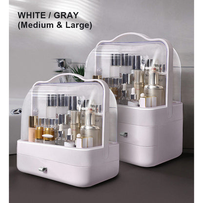 ClearCharm – Make-up-Organizer mit großem Fassungsvermögen und transparentem Deckel