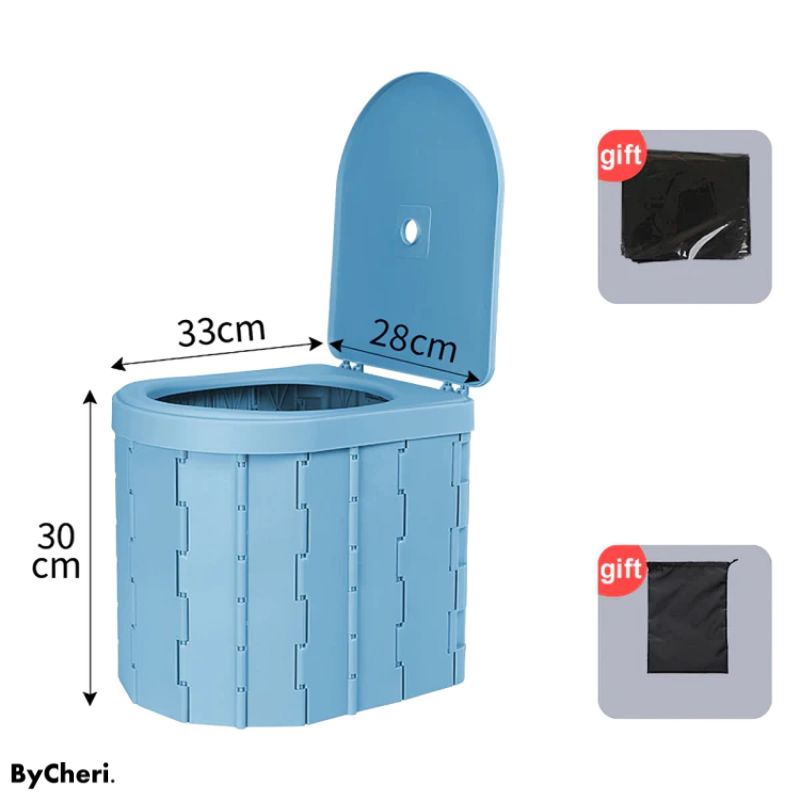 QuickLoo – Tragbare Falttoilette für Reisen und Camping