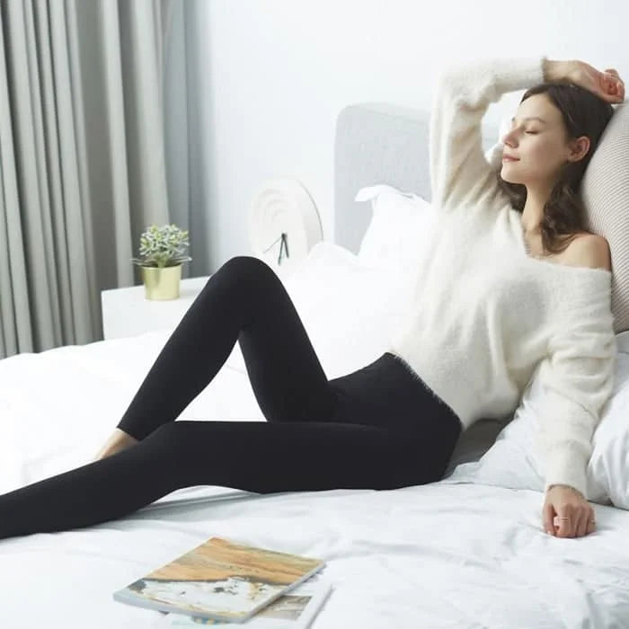 Ayla – Doppellagige, warme Leggings für stilvollen Winterkomfort