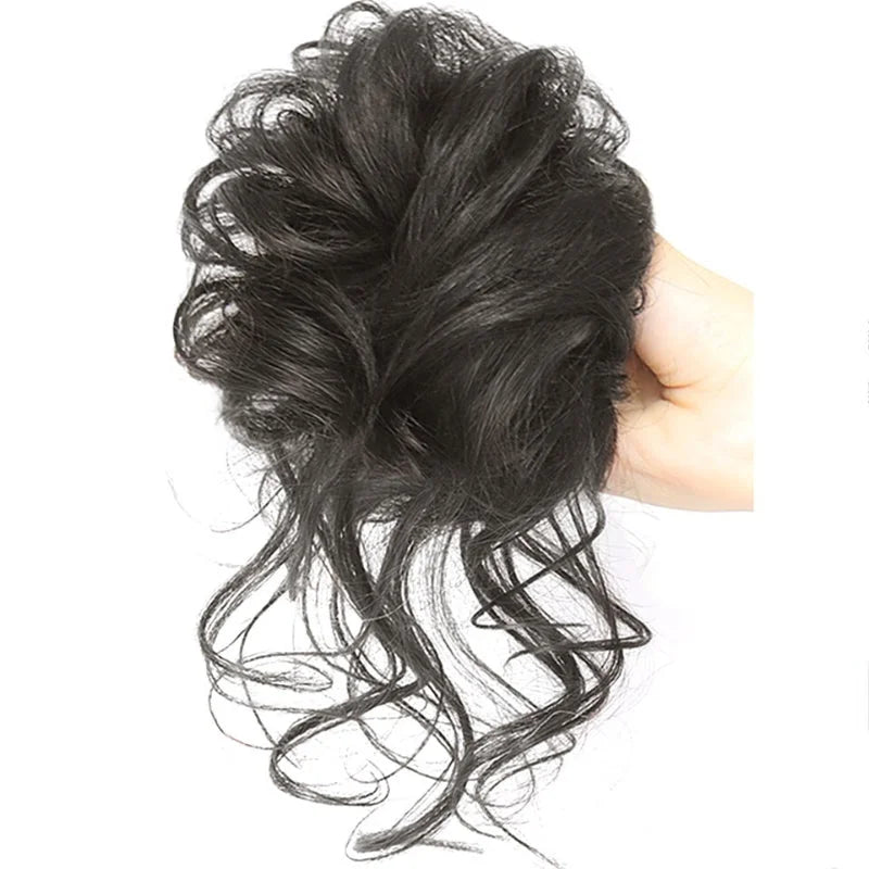 HairGlow – Einfacher Messy Bun Haarteil für Natürliches & Weiches Volumen
