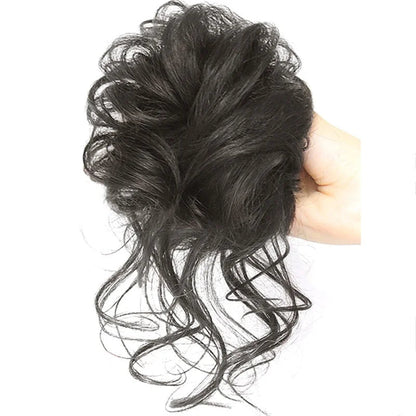 HairGlow – Einfacher Messy Bun Haarteil für Natürliches & Weiches Volumen