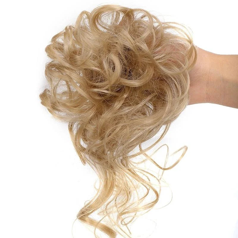 HairGlow – Einfacher Messy Bun Haarteil für Natürliches & Weiches Volumen