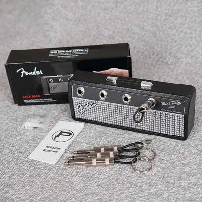 RockKey – Schlüsselhalter in Gitarrenform aus robustem Metall mit stylischem Design