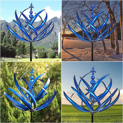 LotusBreeze – Ruhige Windmühle mit elegantem Gartendesign
