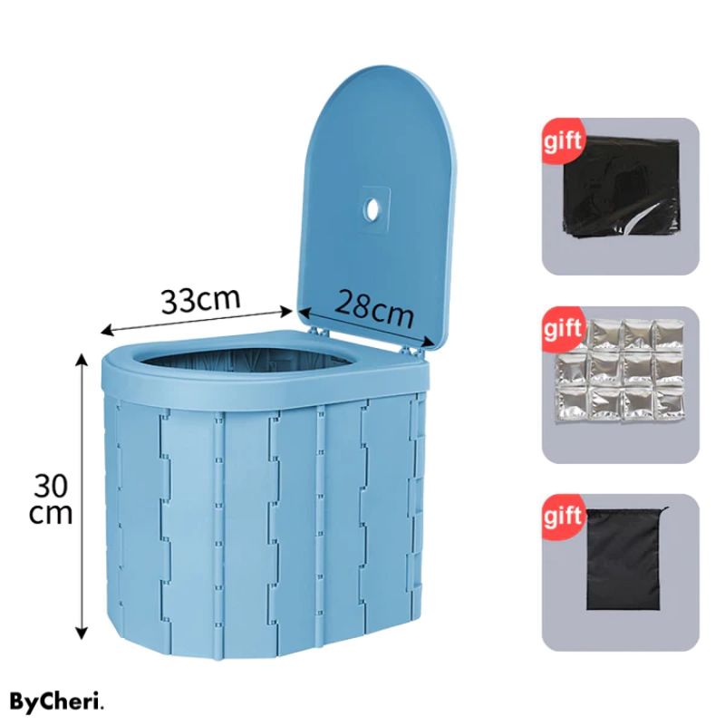 QuickLoo – Tragbare Falttoilette für Reisen und Camping