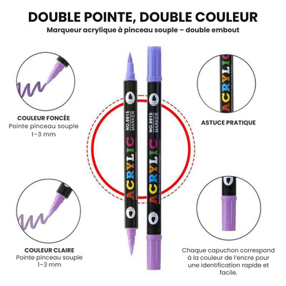 ColorFlow – Acrylmarker-Set für lebendige und präzise Kunstwerke