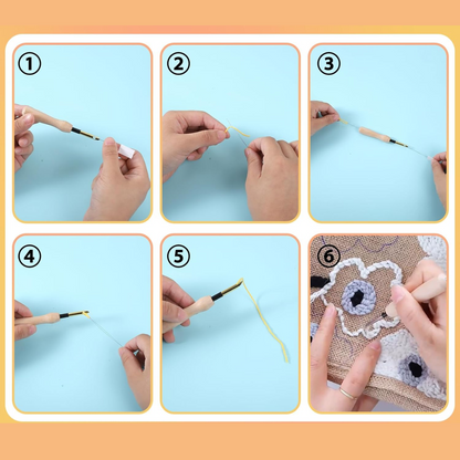 StitchMaster – Stick Punch Nadel Set für DIY Nähprojekte
