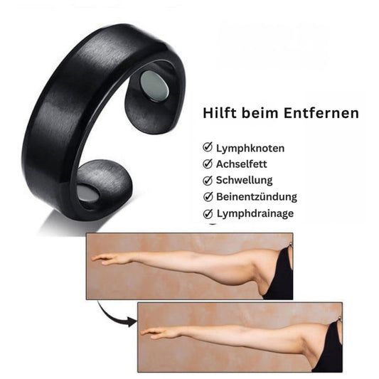 Magnettherapie – Therapeutischer Ring für mehr Gesundheit und Lymphdrainage | 1 +1 Gratis