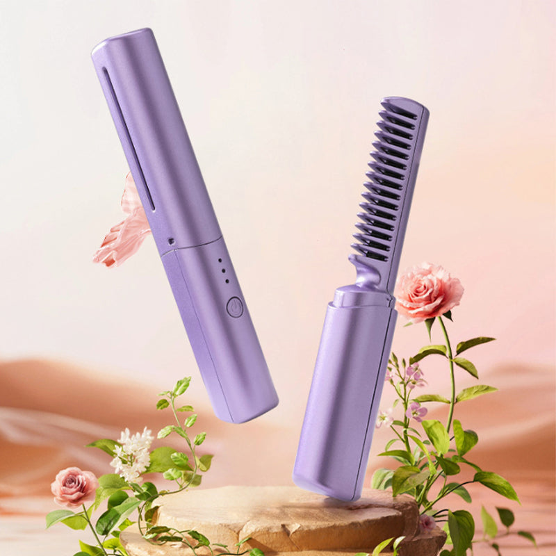 StyleFusion – 2-in-1-Elektrokamm für glattes Haarstyling