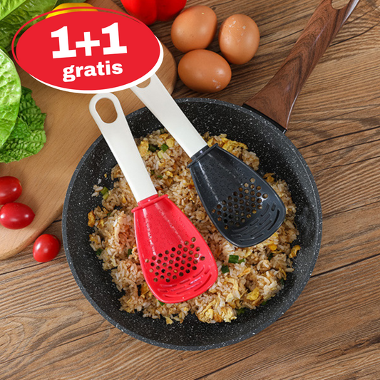 CookEase – All-in-One-Kochlöffel zum Pürieren, Umrühren und Servieren | 1+1 FREE