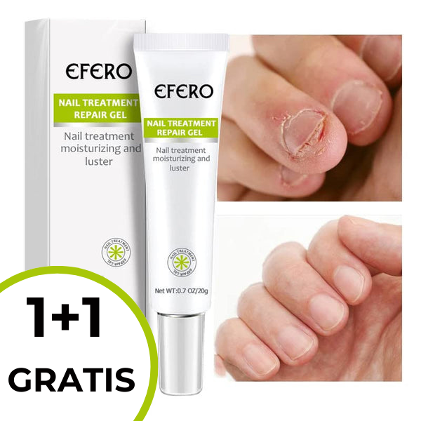 1+1 Gratis | Nagelpilz-Behandlungsgel | Klinische Wirkung | Repariert & Stärkt Nägel | Für Zuhause & Unter Nagellack