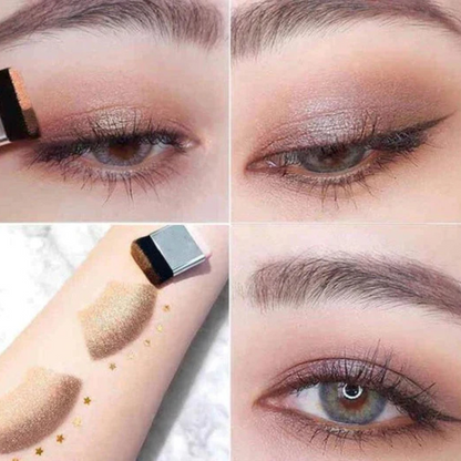 GlamGlide - Zweifarbiger Lidschatten-Stift für sofortige, professionelle zweifarbige Augen-Looks