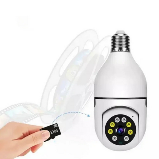 SpyBulb - 360°-Panorama-Glühbirnenkamera mit HD-Video und Bewegungserkennung