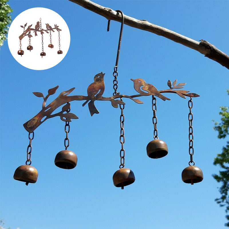 ChirpCharm – Handgefertigtes Vogel-Windspiel für ruhige Gärten