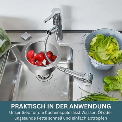 SwanGuard - Platzsparendes Spülbeckensieb für eine saubere und verstopfungsfreie Küche