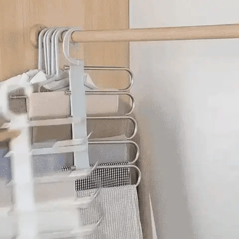 HangSmart – Platzsparender Hosenbügel mit 5 Ebenen