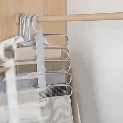HangSmart – Platzsparender Hosenbügel mit 5 Ebenen