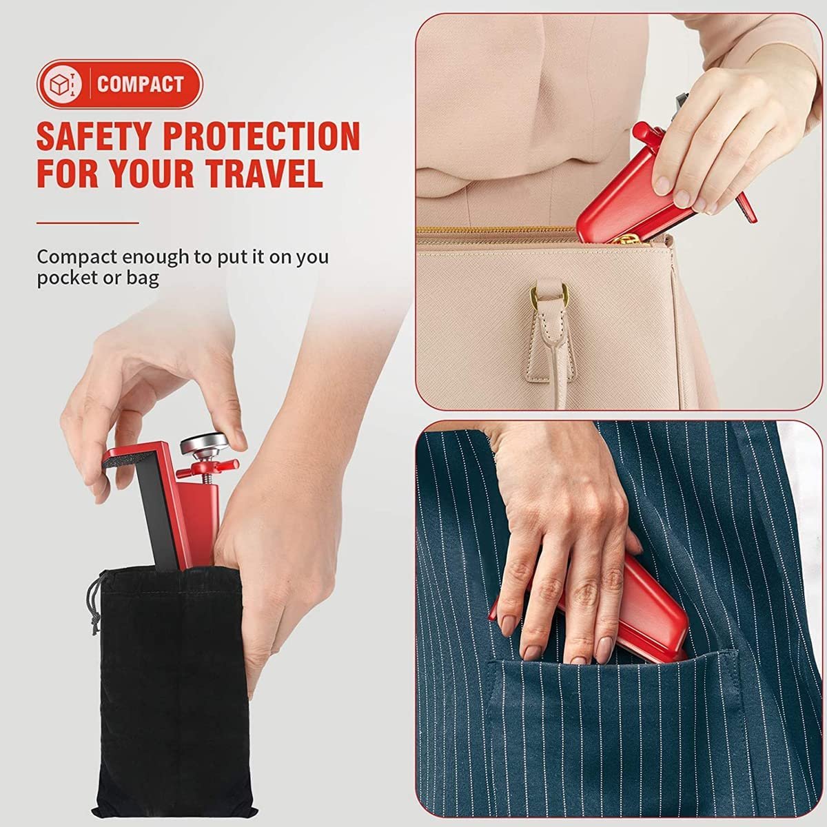 LockMate – Portable personal safety lock with high-sensitivity alarm